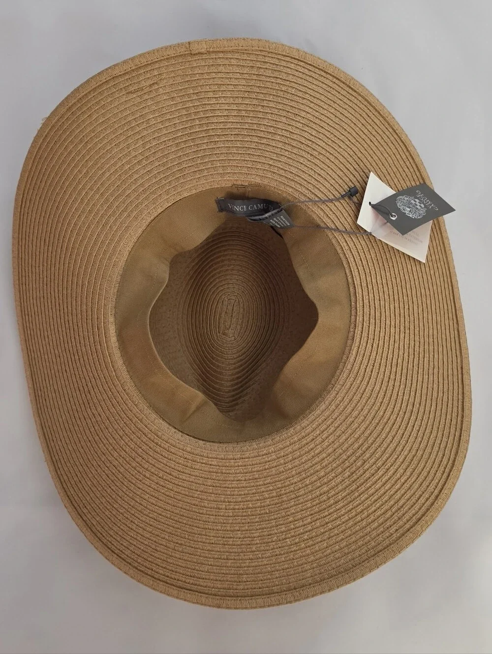 Vince Camuto Grosgrain Straw Panama Hat